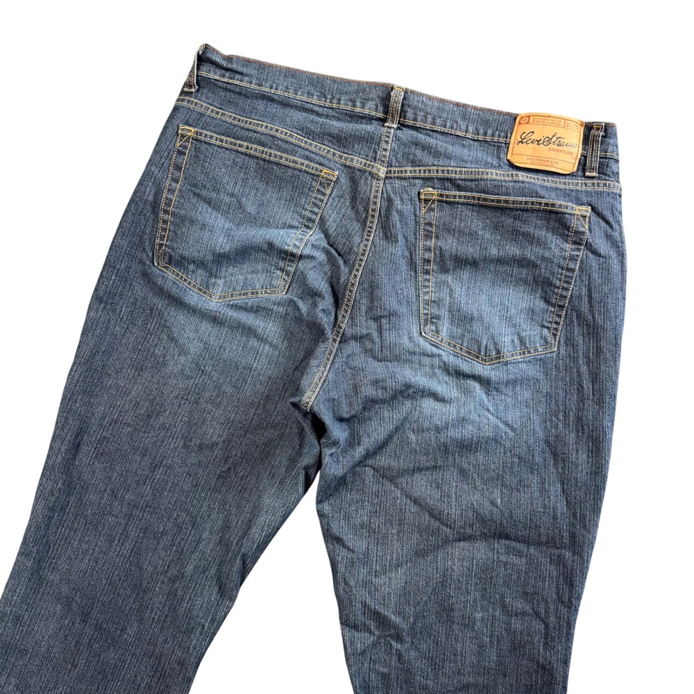 Levi‎ Strauss Signature Bootcut Jeans Women 20W Medium Blue Denim Stretch